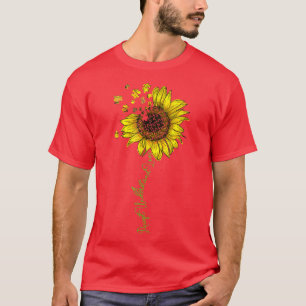 Sunflower Accept Understand Love Autism Awareness  T-Shirt