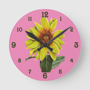 Sunflower Acrylic Wall Clock