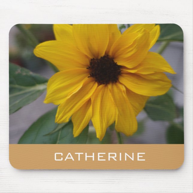 sunflower, add your name mouse pad (Front)
