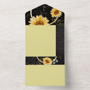 Sunflower All In One Invitation