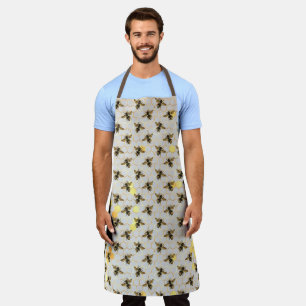 Sunflower and Bee Series Design Seven  Apron
