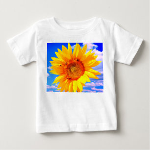Sunflower and Bees Baby T-Shirt