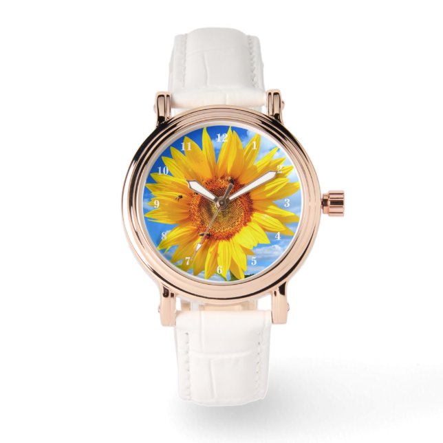 Sunflower and Bees Watch (Front)