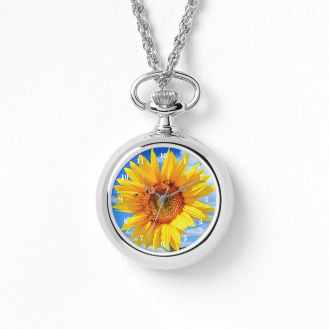 Sunflower and Bees Watch (Front)