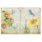 Sunflower and Dragonfly Series Design 1
