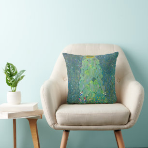 Sunflower and Farmergarden with Sunflower by Klimt Cushion
