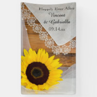 Sunflower and Lace Country Wedding