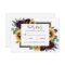 Sunflower and Roses Burgundy Red Navy Blue Wedding