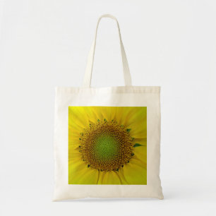 Sunflower and Seeds, Spiral, Golden Ratio  Tote Bag