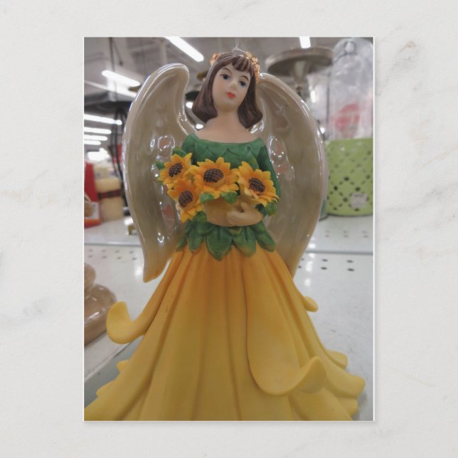Sunflower Angel Postcard (Front)