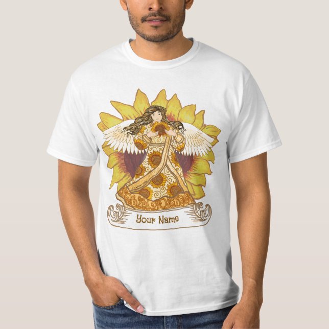 Sunflower  angel  T-Shirt (Front)