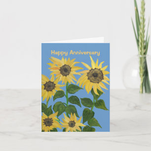 Sunflower Anniversary Card