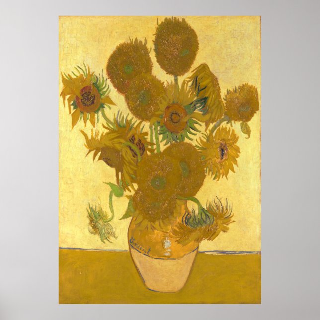 Sunflower Arles by Vincent van Gogh Poster (Front)