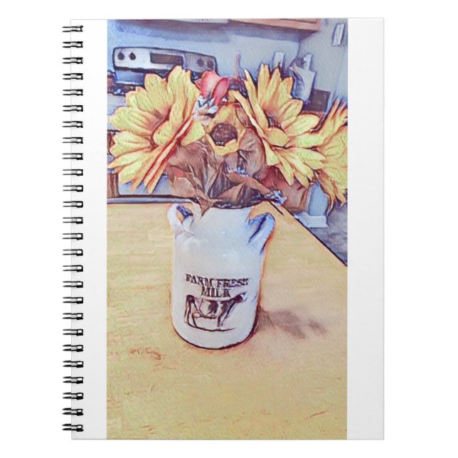 Sunflower Art Notebook (Front)