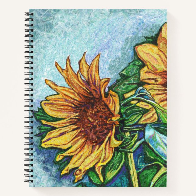 Sunflower Art Notebook (Front)
