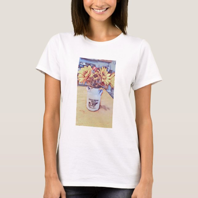 Sunflower Art T-Shirt (Front)