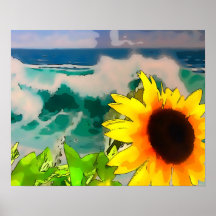Sunflower at the Beach