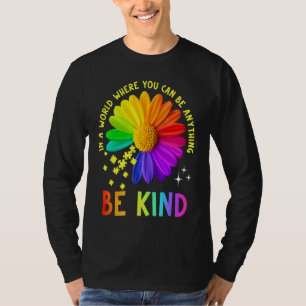 Sunflower Autism Awareness Be Kind Puzzle Mom Supp T-Shirt
