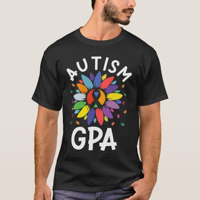 Sunflower Autism Awareness Day Matching Family Aut T-Shirt (Front)