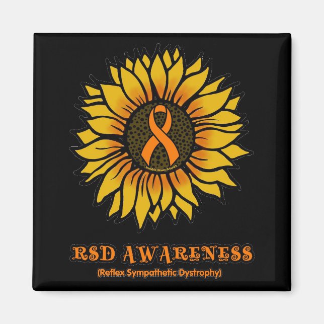 Sunflower/Awareness...RSD Magnet (Front)