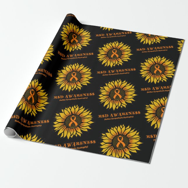 Sunflower/Awareness...RSD Wrapping Paper (Unrolled)