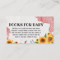 Sunflower Baby Q Baby Shower Books for Baby