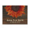 Sunflower & Barnwood Save The Date Postcard