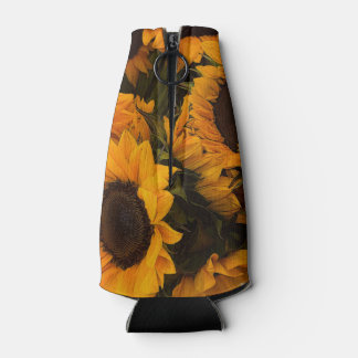 Sunflower Basket Bottle Cooler