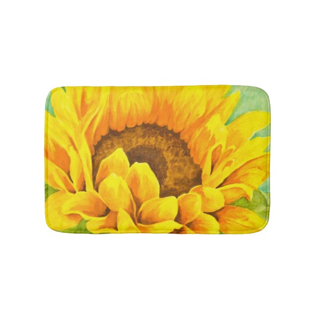 Sunflower Bath Mat (Front)