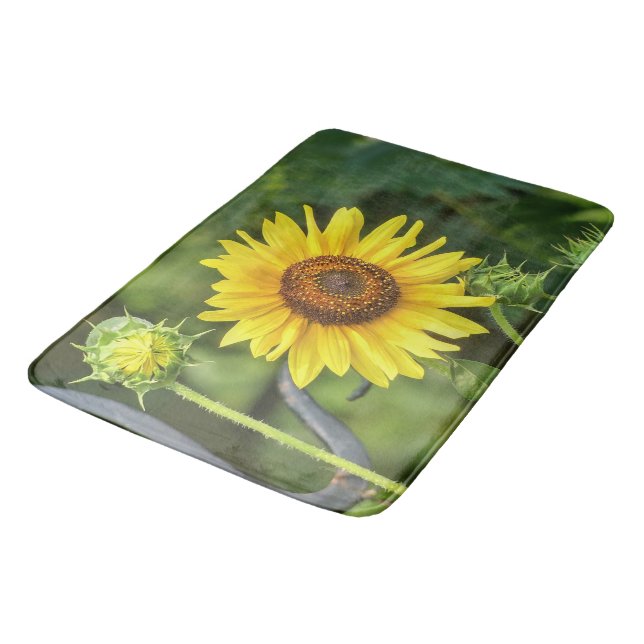 Sunflower Bath Mat (Angled)