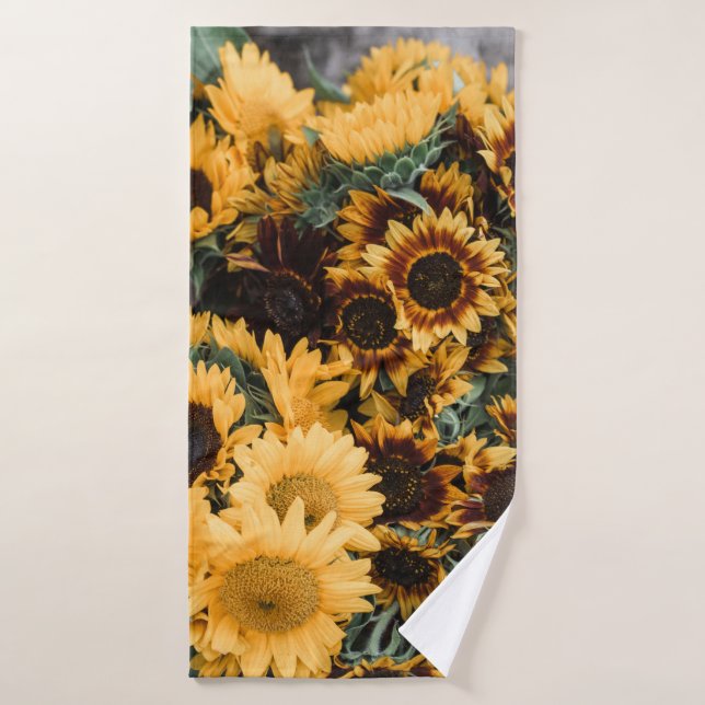 SUNFLOWER BATH TOWEL (Bath Towel)