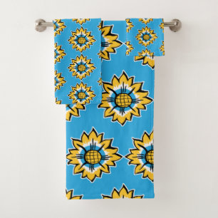 Sunflower Bath Towel Set