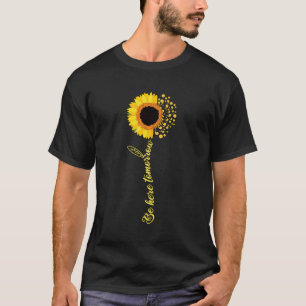 Sunflower Be Here Tomorrow Mental Positivity Gift T-Shirt