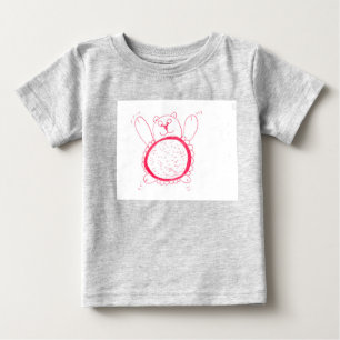 Sunflower Bear American Apparel Organic Bodysuit