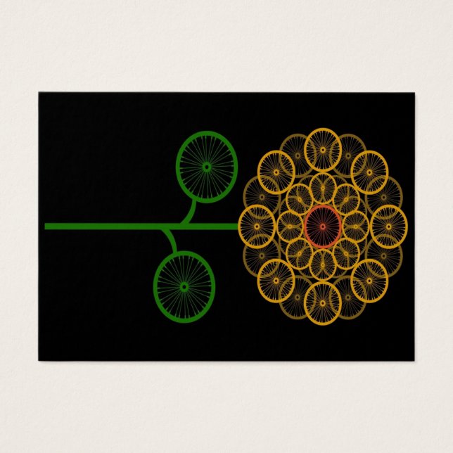 Sunflower Beautiful Bicycle- Funny Birthday Gift (Front)