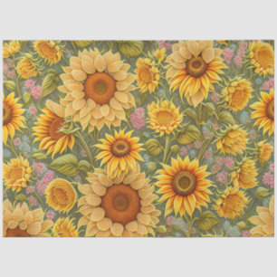 Sunflower Beautiful Modern Collection Tissue Paper