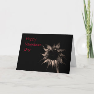 Sunflower Beautiful Unique Cool Valentines Day Holiday Card