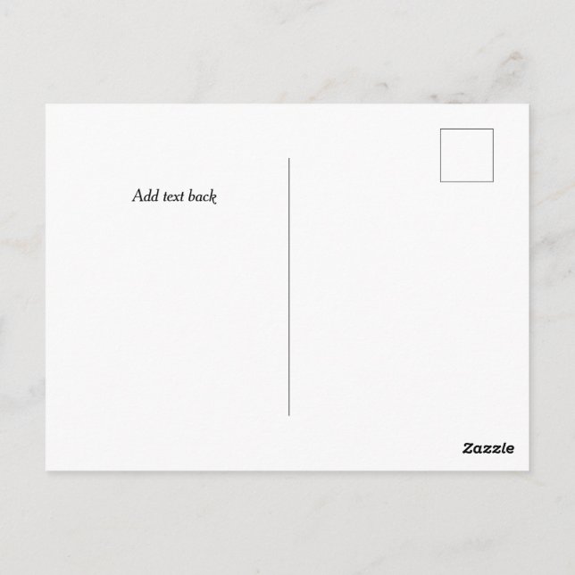 Sunflower Beauty Front and Back Template  Postcard (Back)