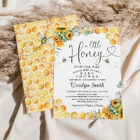 Sunflower Bee A Little Honey Baby Shower