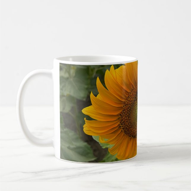 Sunflower & Bee  Coffee Mug (Left)