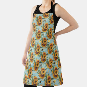 Sunflower Bee Hive Honeycomb Golden Apron