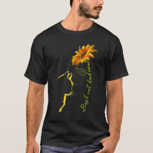 Sunflower Best Cat Dad Ever Cute Cat Father Day 5 T-Shirt