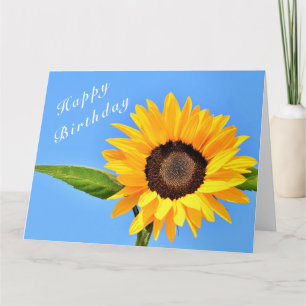 Sunflower Birthday Card