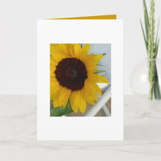 Sunflower Blank Card
