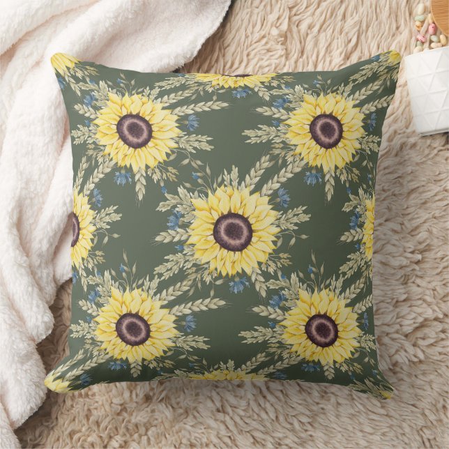 Sunflower Bliss Cushion (Blanket)