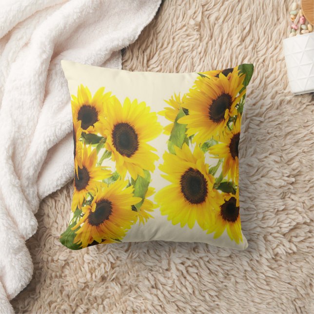 Sunflower Bloom  Cushion (Blanket)