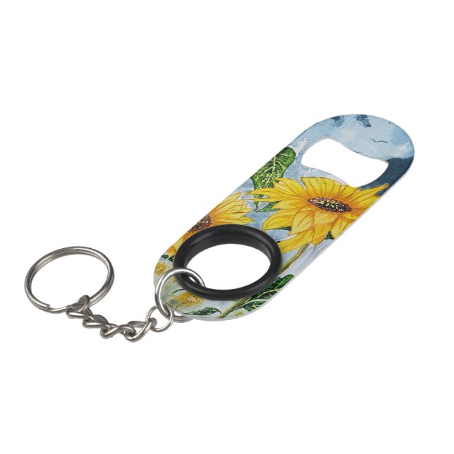 Sunflower Bottle opener (Front Angled)