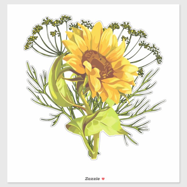 Sunflower bouquet (Sheet)
