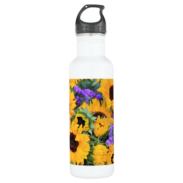 Sunflower Bouquet 710 Ml Water Bottle (Front)