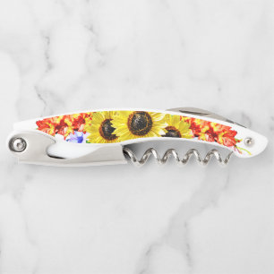 Sunflower Bouquet Corkscrew